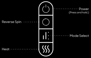 SHARPER IMAGE REALTOUCH MASSAGE Wireless Neck and Back Shiatsu with Heat -