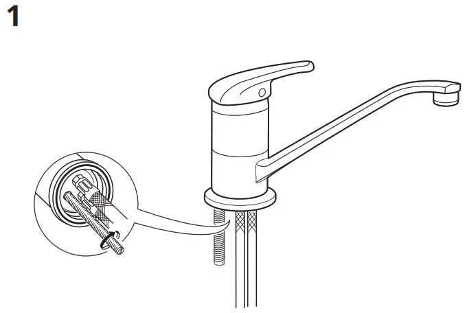 IKEA LAGAN Single Lever Kitchen Faucet - Product Overview 3