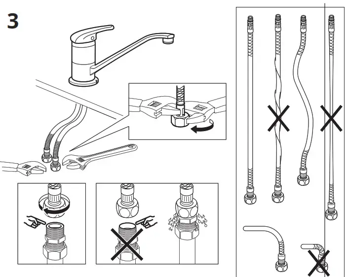 IKEA LAGAN Single Lever Kitchen Faucet - Product Overview 7