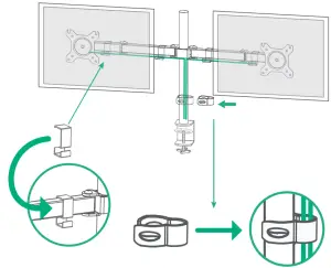 BAUHN AMAB 0621 D Dual Monitor Bracket - fig 9