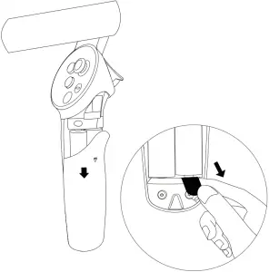 Pico C1710 VR Motion 1 Installing Batteries