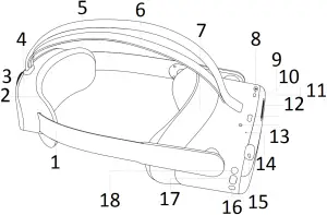 Pico C1710 VR Pico Neo 3 VR Headset Details