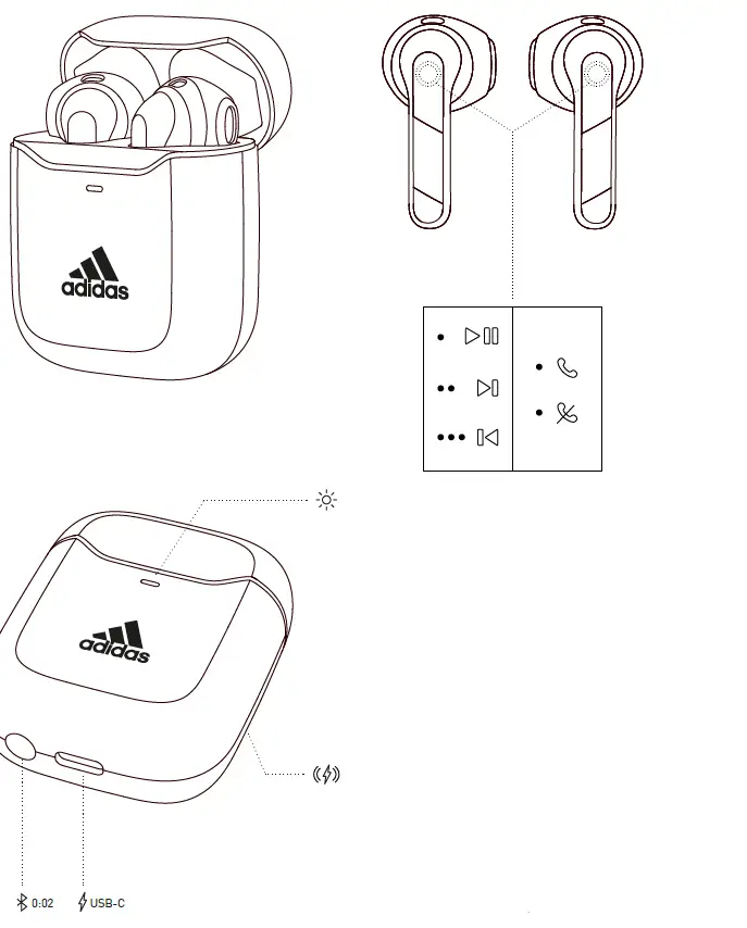 adidas ZNE 01 True Wireless EarbudsB 1