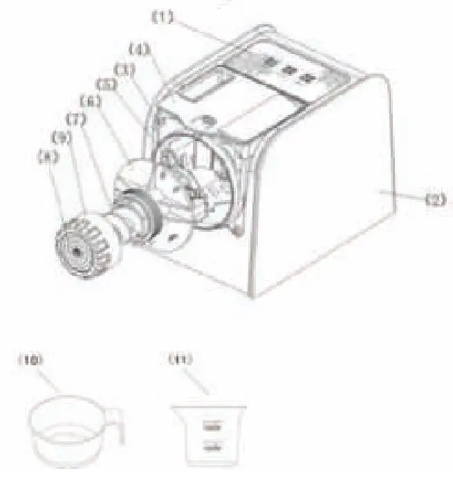moa Pasta Maker - Description of the Apparatus