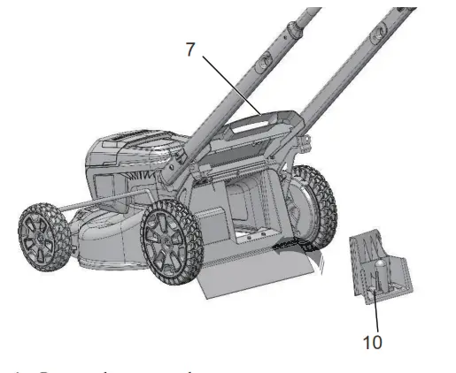 greenworks pro MO60L06 60V Battery Cordless Walk Behind Lawn Mower - overview 10