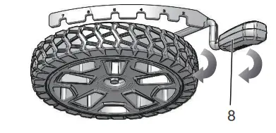 greenworks pro MO60L06 60V Battery Cordless Walk Behind Lawn Mower - overview 7