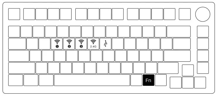 AKKO 5075 B Plus Multi Modes Mechanical Keyboard - Bluetooth Feature Overview