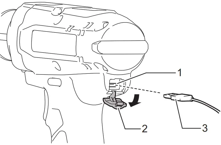 makita DFT085F Cordless Screw Driver - Adjusting no-load speed and