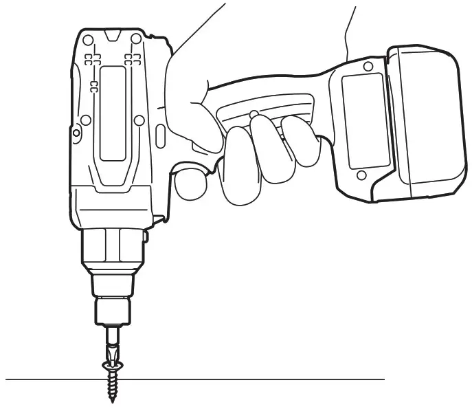 makita DFT085F Cordless Screw Driver - OPERATION 4