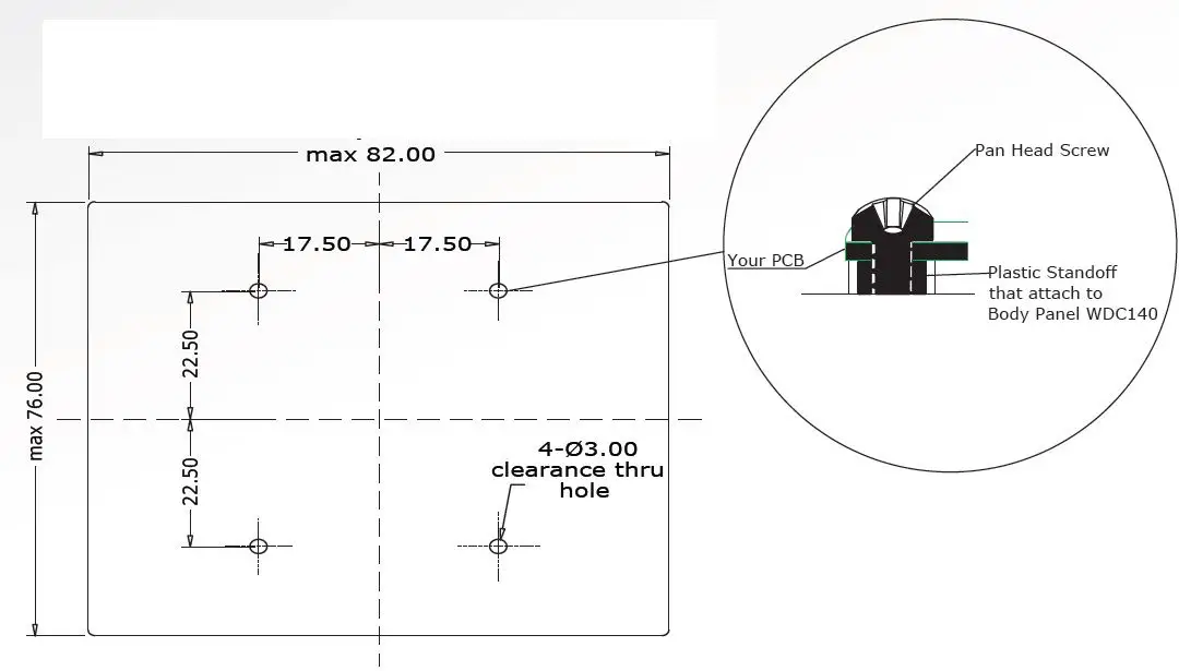 WONDOM-WDC94-2pcs-94mm-Waterproof-Cabinets-DIY-Kit-fig7