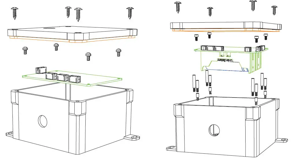 WONDOM-WDC94-2pcs-94mm-Waterproof-Cabinets-DIY-Kit-fig8