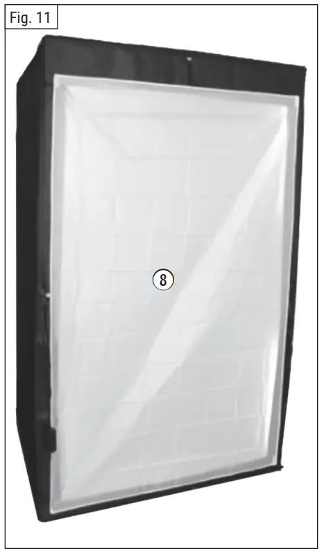 BRESSER F004018 Photo tent with LED lighting - COMMISSIONING