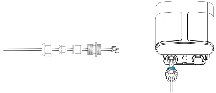 Milesight UG67 Outdoor LoRaWAN Gateway - Ethernet Cable