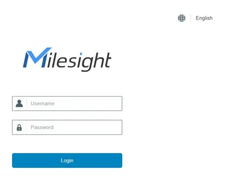Milesight UG67 Outdoor LoRaWAN Gateway - Login