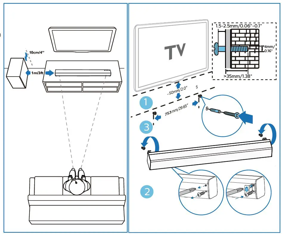 PHILIPS-TAB7305-37-7000-Series-Soundbar-2.1-with Wireless-Subwoofer-FIG-3