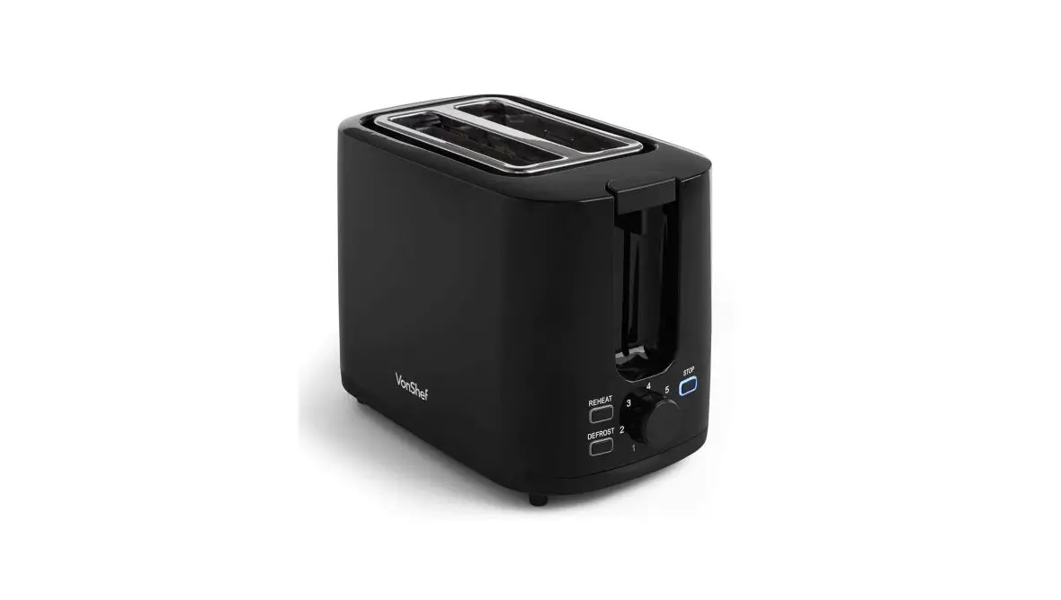 Vonshef 2000133 220 Volt 2 Slice Black Toaster Instruction Manual Vonshef 2000133 220 Volt 2 Slice Black Toaster Instruction Manual