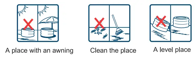 wave Atlantic 2-4 Person Round Inflatable Hot Tu User Manual - Site selection