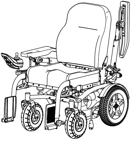 Vermeiren Forest 3+ Electric wheelchair - Moving