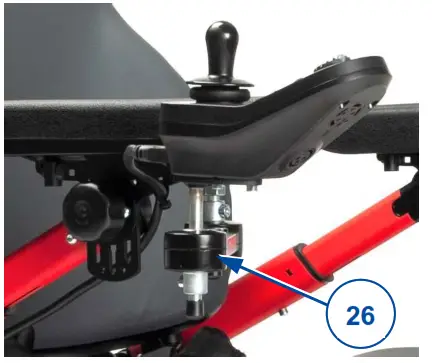 Vermeiren Forest 3+ Electric wheelchair - Operator console