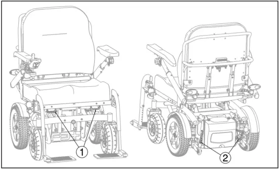 Vermeiren Forest 3+ Electric wheelchair - wheelchair