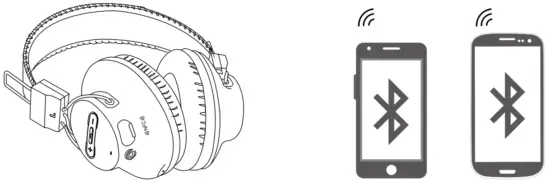 On/Off Press and hold MFB 2s Answer a call Press MFB once End a call Press MFB once Reject a call Press and hold MFB 1s Redial last number Double click MFB “ V+ ” “ V− ” Voice Dial / Command Short press “V+” and “V-” Play music Press MFB once Pause music Press MFB once V + Pause music Press MFB once V − Pause music Press MFB once V + Next track Press and hold “V+” V − Previous track Press and hold “V-”