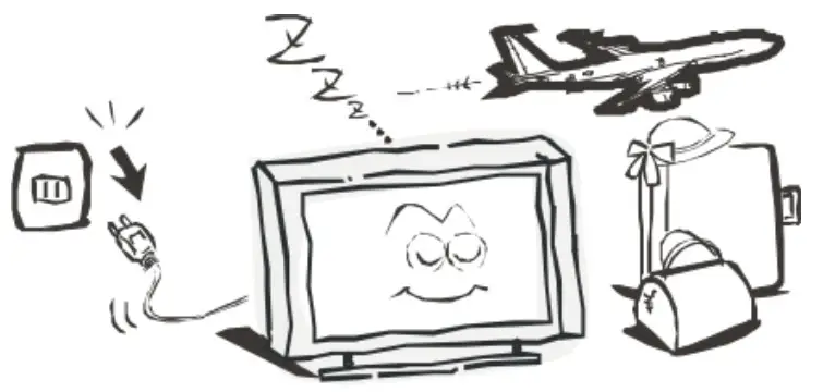 kogan Agora Smart 4K LED TV - Always turn the set off when