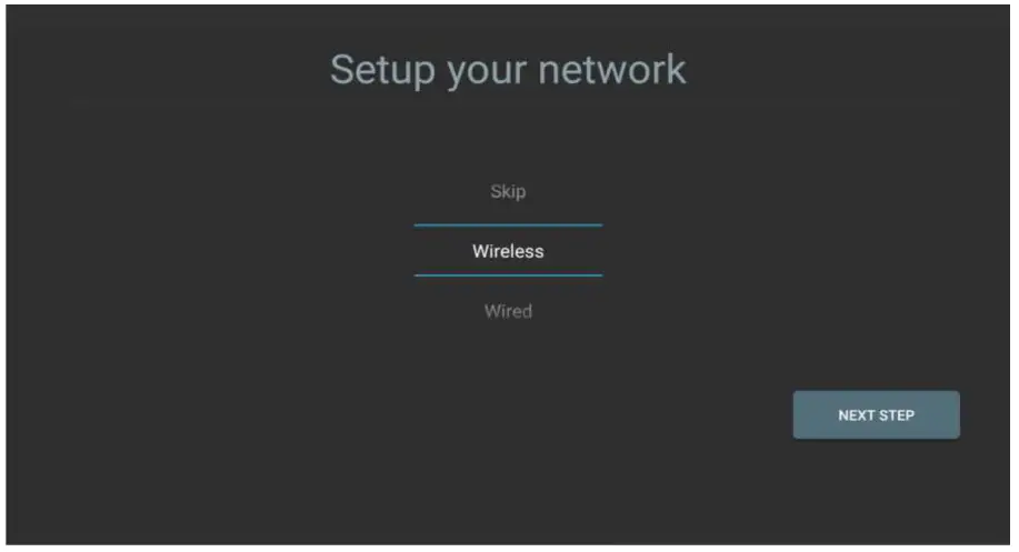 kogan Agora Smart 4K LED TV - Network Settings