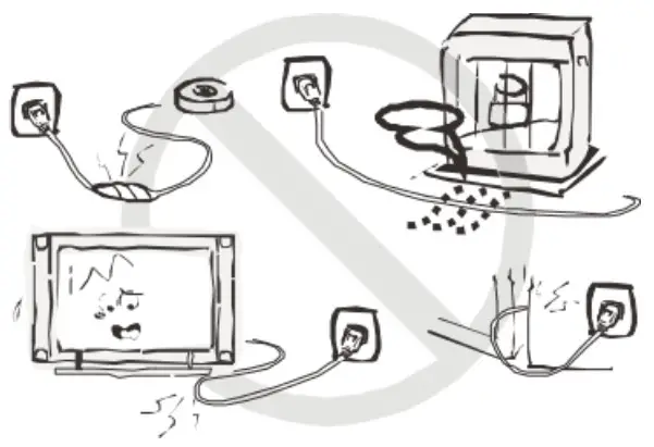 kogan Agora Smart 4K LED TV - Power supply cords