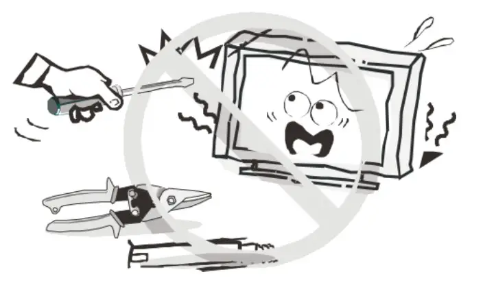 kogan Agora Smart 4K LED TV - Risk of electric shock