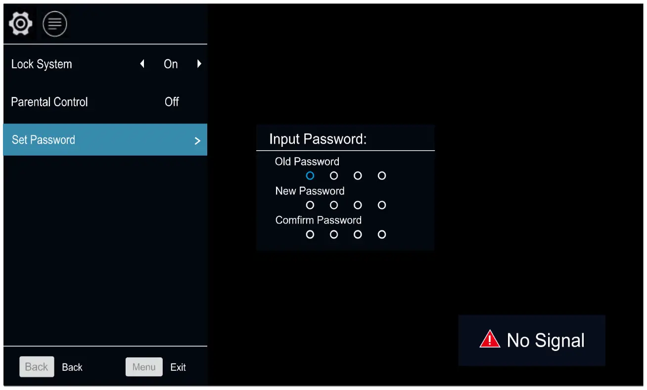 kogan Agora Smart 4K LED TV - Set Password-