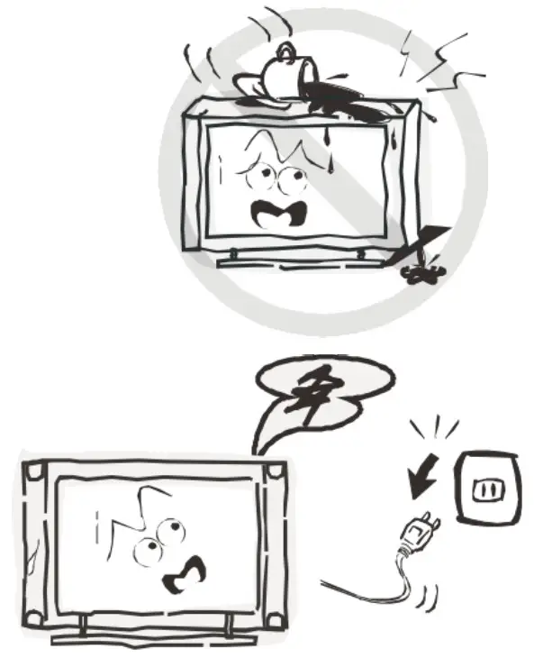 kogan Agora Smart 4K LED TV - To reduce the risk of fire or electric shock