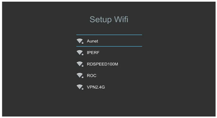 kogan Agora Smart 4K LED TV - confirm your connection type-