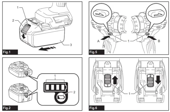 makita DDF486 Cordless Driver Drill - fig 1