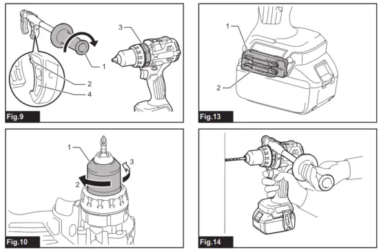 makita DDF486 Cordless Driver Drill - fig 3