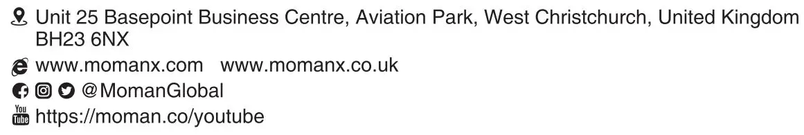 MOMAN C2 2.4 GHz Wireless Lavalier Microphone User Manual - Address