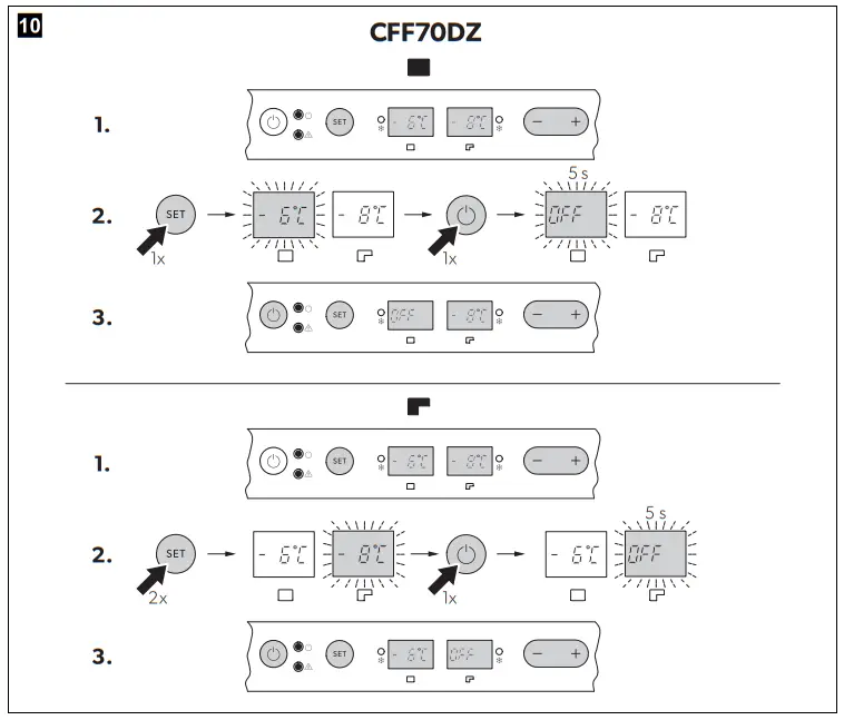 DOMETIC CFF70DZ DZ Compressor Cooler - figure 10