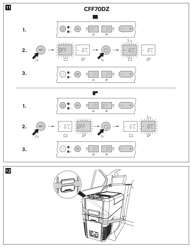 DOMETIC CFF70DZ DZ Compressor Cooler - figure 11