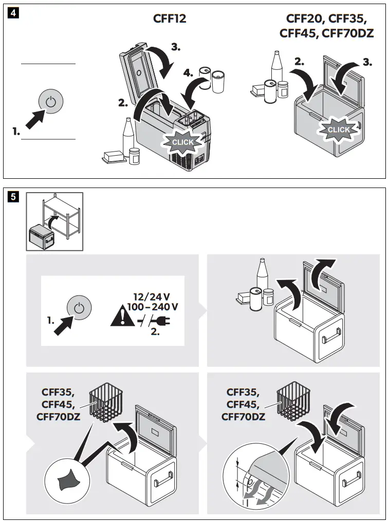 DOMETIC CFF70DZ DZ Compressor Cooler - figure 5