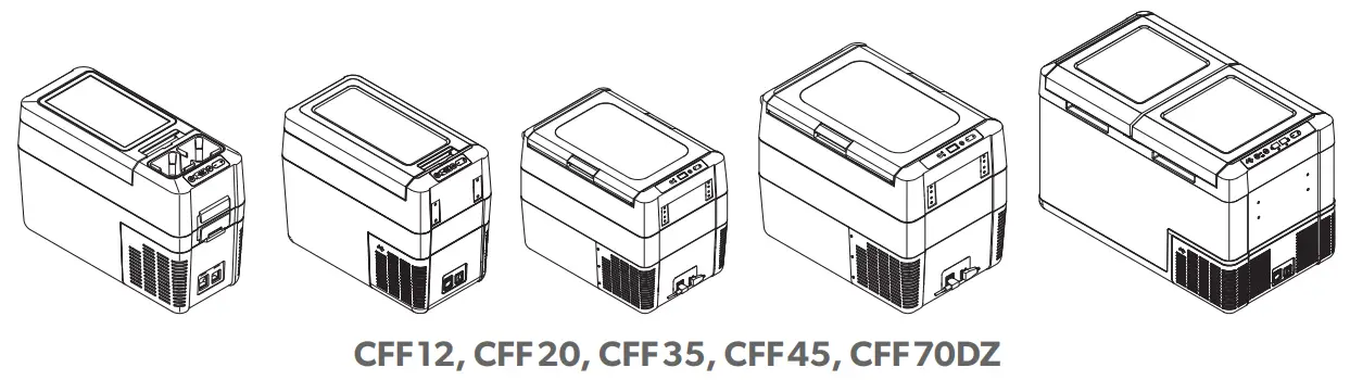 DOMETIC CFF70DZ DZ Compressor Cooler