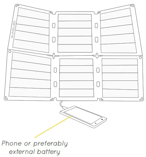 SUNSLICE Fusion Flex 48 Portable Solar Panel - CHARGING in The SUN