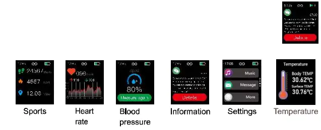 Jiangsu Saibo Yuhua Technology A13 1.09-Inch Full Touch Smartwatch -