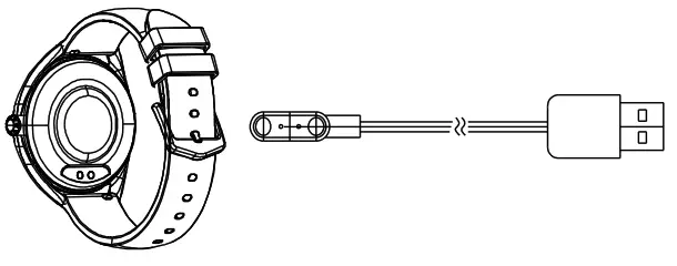 Jiangsu Saibo Yuhua Technology A13 1.09-Inch Full Touch Smartwatch - CHARGING