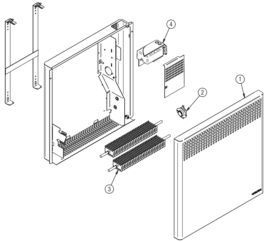 stelpro SHC SERIES ELECTRONIC CONVECTOR - fig1