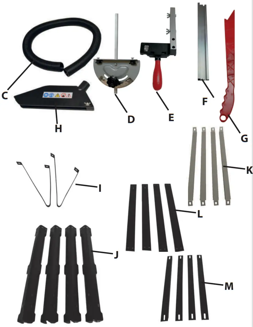 Gude GTK 2500 AL Table Circular Saw - fig1