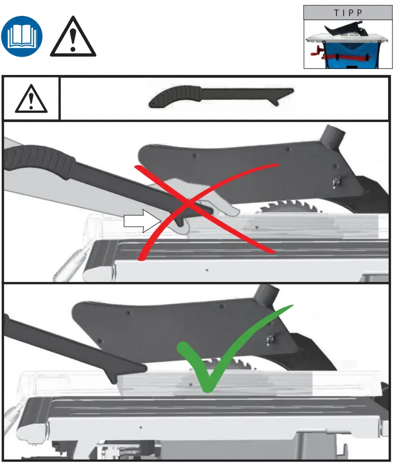 Gude GTK 2500 AL Table Circular Saw - fig13