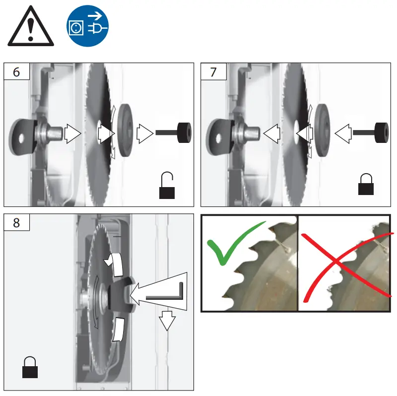 Gude GTK 2500 AL Table Circular Saw - fig15