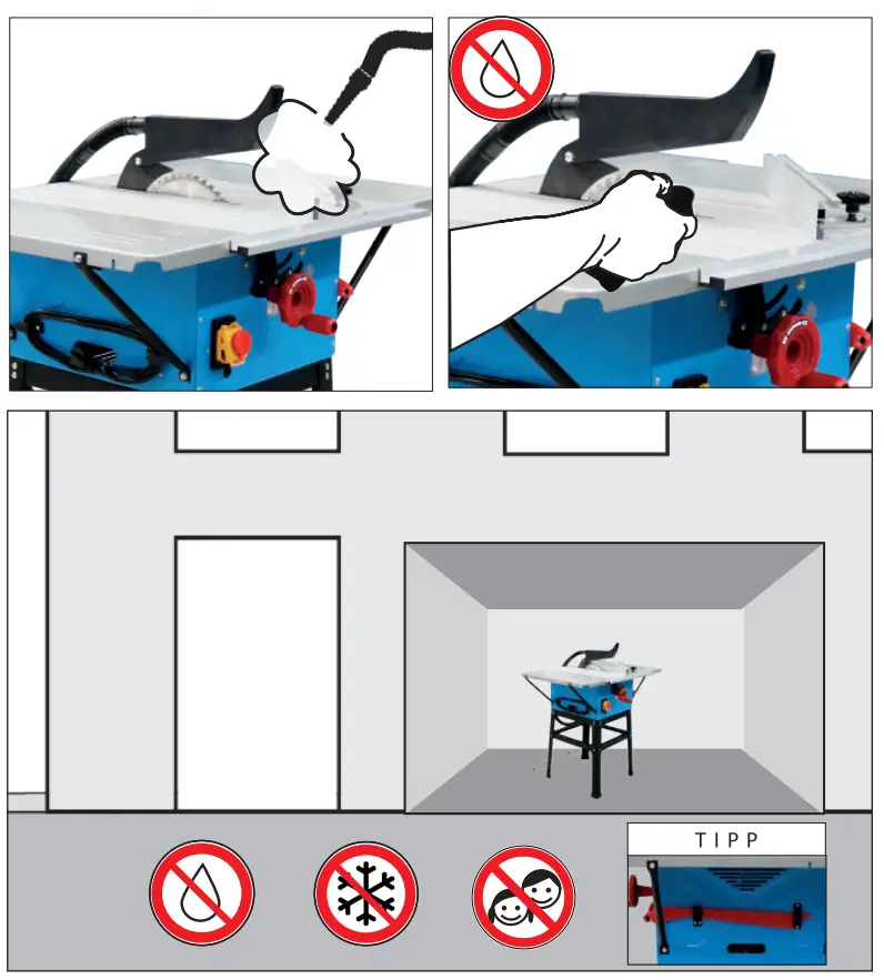 Gude GTK 2500 AL Table Circular Saw - fig16