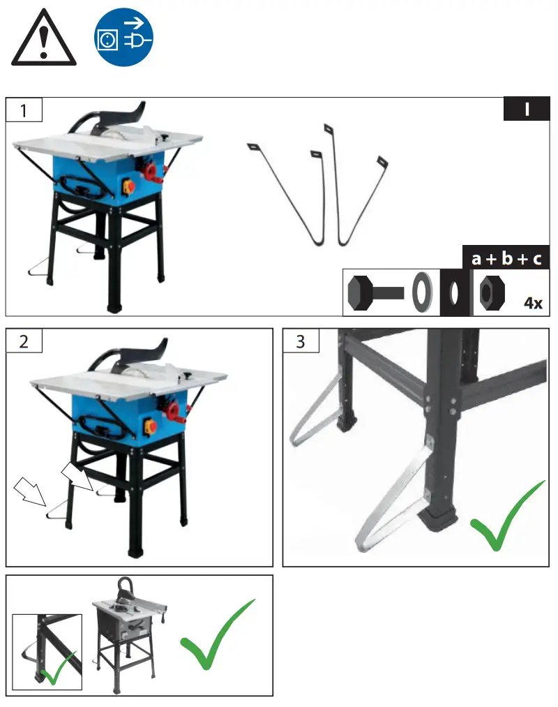 Gude GTK 2500 AL Table Circular Saw - fig6