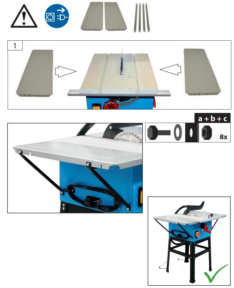 Gude GTK 2500 AL Table Circular Saw - fig7