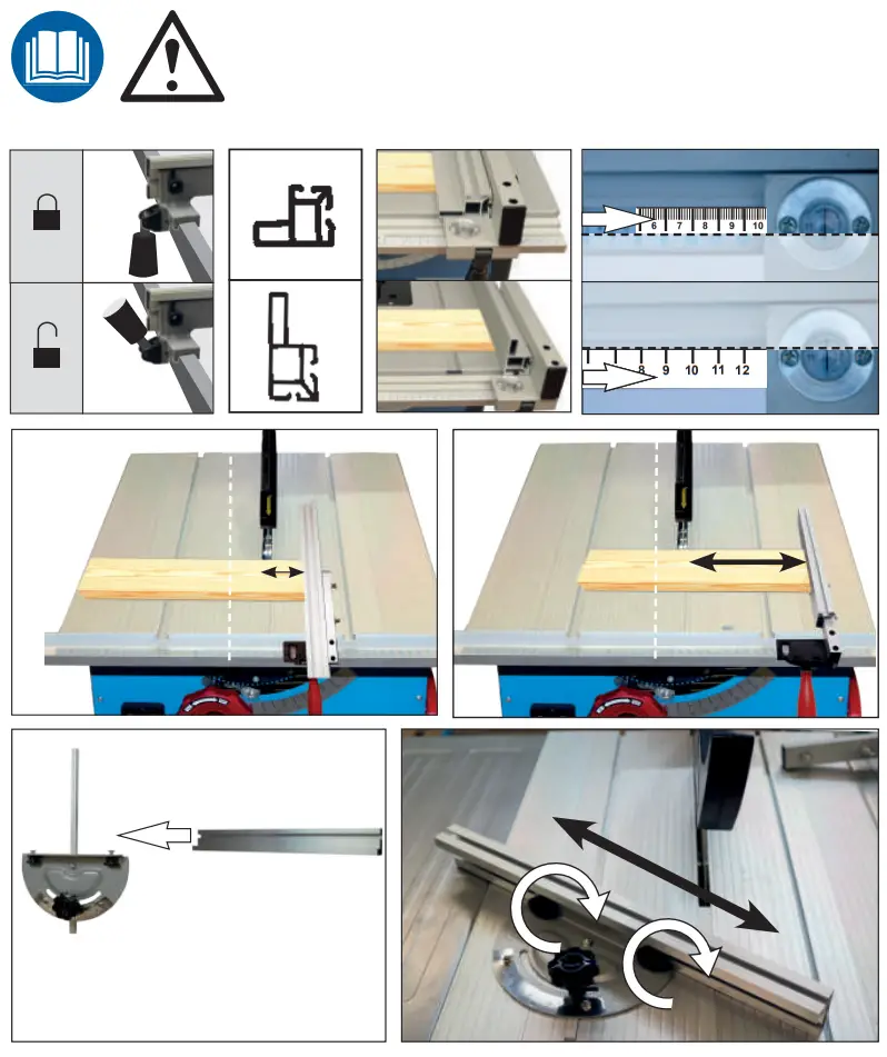 Gude GTK 2500 AL Table Circular Saw - fig9